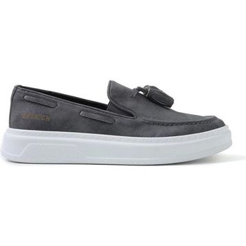 Chekich CH127 Cbt Loafer-X Antrasit Renk Kalın Taban Loafer Model Erkek Klasik Ayakkabı