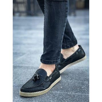 Chekich CH141 HT Croco Siyah Erkek Günlük Ayakkabı