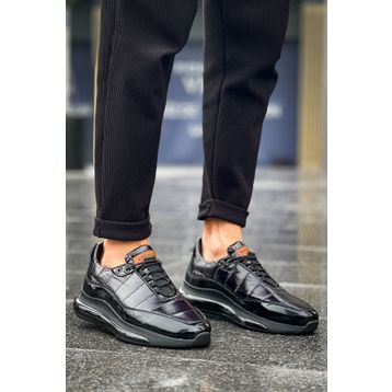 Chekich CH179 Rst Sporty Runner Siyah Erkek Spor Ayakkabı