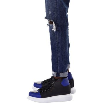 Chekich CH267 Gbt Roma Mirror Siyah Sax Mavi Erkek Bot