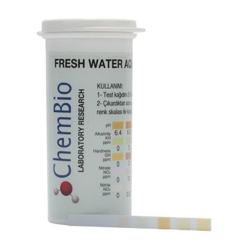 ChemBio PH Sertlik Nitrat Nitrit Alkalinite Akvaryum Test Kiti