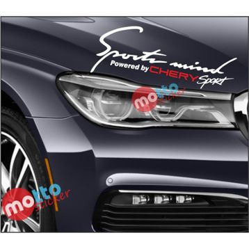 Chery Sports Mind Far Üstü Oto Sticker