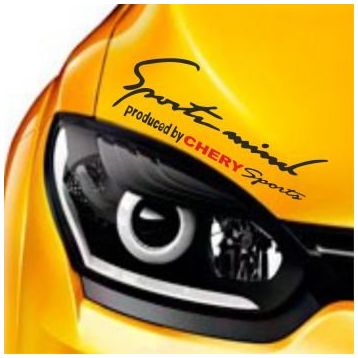 Chery Sports Mind Far Üstü Oto Sticker