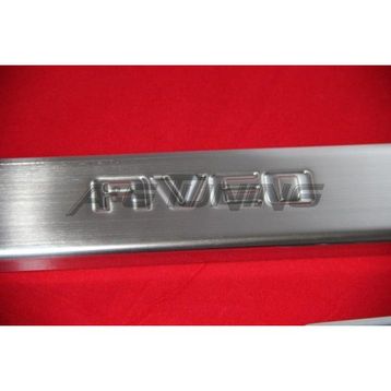 Chevrolet Aveo HB 2011 Ve Sonrası Paslanmaz Çelik 4 Parça Krom Kapı Eşiği