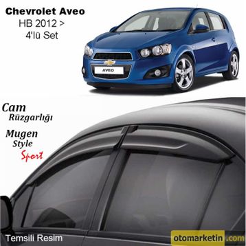 Chevrolet Aveo HB 2012 Mügen Cam Rüzgarlığı