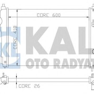Chevrolet Aveo Su Radyatörü