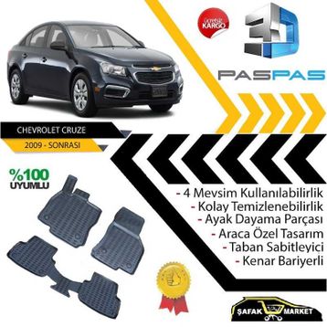 Chevrolet Cruze 2009 Havuzlu Paspas