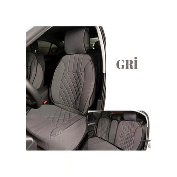 Chevrolet Cruze Sedan Elegance Gri FS Ön Arka 5'li Oto Koltuk Minderi Takım