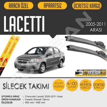 Chevrolet Lacetti 2005-2011 Silecek Takımı