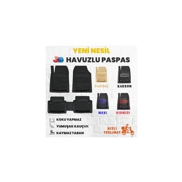 Chevrolet Lacetti 2006 Model 3D Havuzlu Paspas