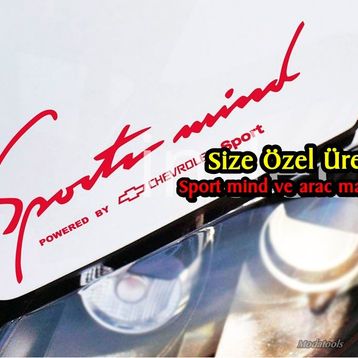 Chevrolet Sports Mind Oto Sticker