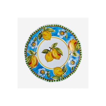 Chiara Alessi Capri Mavi Melamin 28 cm Yemek Tabağı
