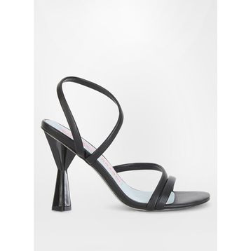 Chiara Ferragni CF3341_001 Siyah Topuklu Kadın Sandalet