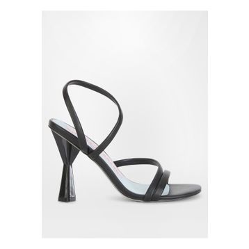 Chiara Ferragni CF3341_001 Siyah Topuklu Kadın Sandalet