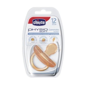 Chicco 12 ay Tekli Physio Soft Kauçuk Emzik