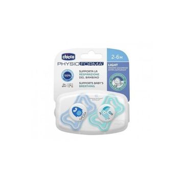 Chicco 2 li 2-6 Ay Physio Light Gece Parlayan Silikon Emzik