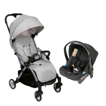 Chicco Duo Goody Plus Mist Gri Tek Elle Katlanabilen Seyahat Travel Sistem Bebek Arabası