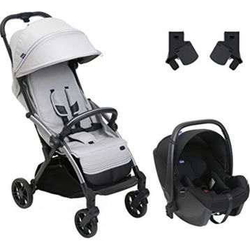 Chicco Goody Xplus Pearl Grey Otomatik Katlanır Suya Dayanıklı Kabin Bebek Arabası