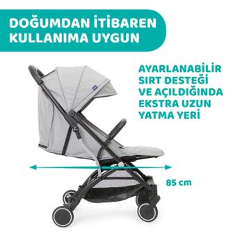 Chicco Ligth Grey Trolley Me Bebek Arabası