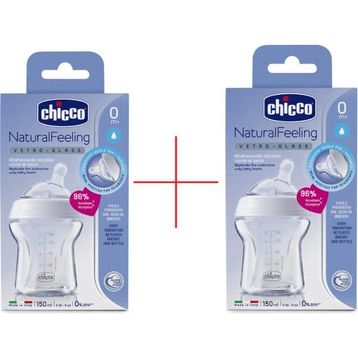 Chicco Natural Feeling 150 Ml 2 Adet Cam Biberon
