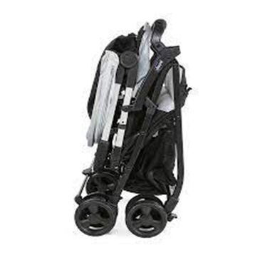 Chicco Ohlala 2 Twin Ultra Hafif İkiz Bebek Arabası Silver Cat
