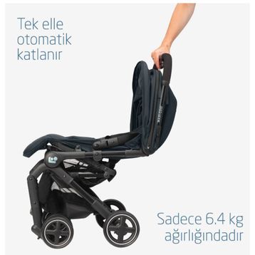 Chicco One4Ever Lounge Black Beauty Çift Yönlü Kolay Katlanabilen Kabin Bebek Arabası