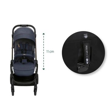 Chicco One4Ever Lounge Koyu Lacivert Çift Yönlü Kolay Katlanabilen Kabin Bebek Arabası
