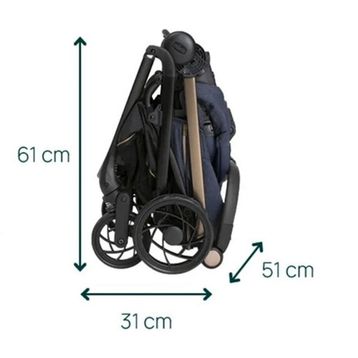 Chicco One4Ever Lounge Koyu Lacivert Çift Yönlü Kolay Katlanabilen Kabin Bebek Arabası