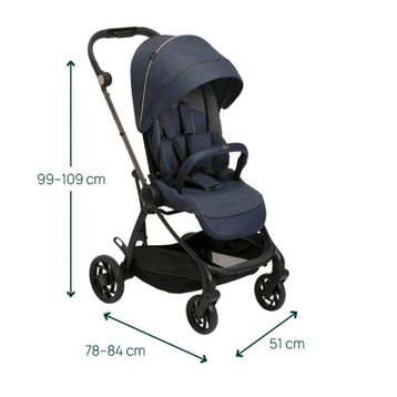 Chicco One4Ever Lounge Koyu Lacivert Çift Yönlü Kolay Katlanabilen Kabin Bebek Arabası