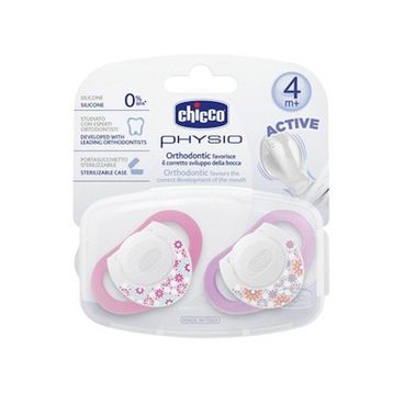 Chicco Physio Pembe Silikon 4m+ 2'li Emzik