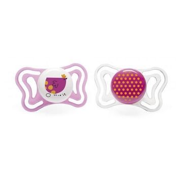 Chicco Pyhsioforma Light 16-36 Ay 2'li Mor Silikon Emzik