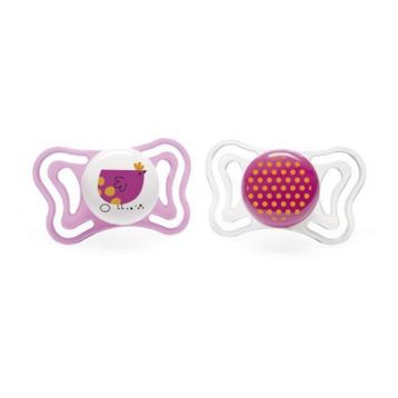 Chicco Pyhsioforma Light 16-36 Ay 2'li Mor Silikon Emzik
