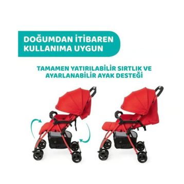 Chicco Red Passion Ohlala 3 Bebek Arabası