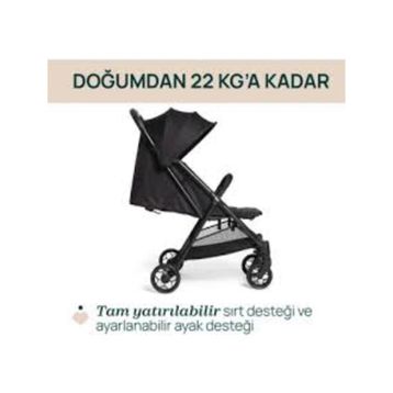 Chicco Urbino Black Hafif Tek Elle Katlanır Kabin Boy Bebek Arabası