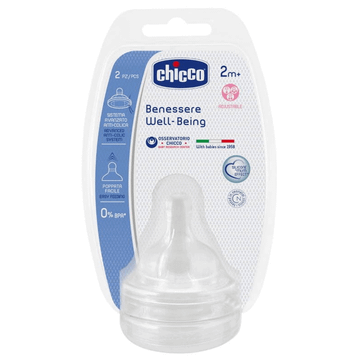 Chicco Wellbeing 2 Ay+ 2'li Biberon Emziği