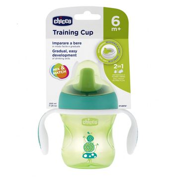 Chicco Yarı Yumuşak Uçlu 6 Ay Unisex Asortili Eğitim Bardağı