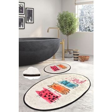 Chilai Home Baby Cats Djt 2'li Set Klozet Takımı