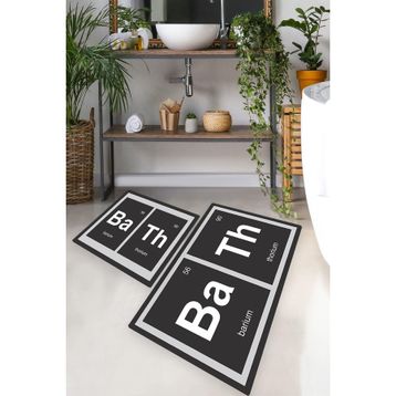 Chilai Home Barıum Thorıum Djt 2'li Set Banyo Halısı