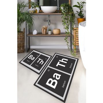 Chilai Home Barıum Thorıum Djt 2'li Set Banyo Halısı