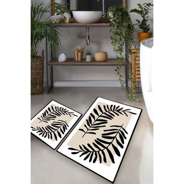 Chilai Home Casting Leaf Djt 2'li Set Banyo Halısı
