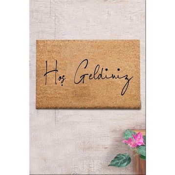 Chilai Home Coco Failte 40x60 cm Doğal Koko Kıl Paspas