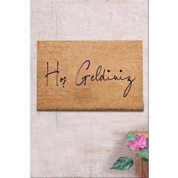 Chilai Home Coco Failte 40x60 cm Doğal Koko Kıl Paspas