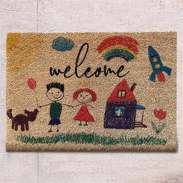 Chilai Home Coco Haggyo 40x60 cm Doğal Koko Kıl Kapı Önü Paspası