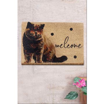 Chilai Home Coco Mengais 40x60 cm Doğal Koko Kıl Paspas