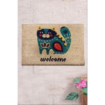 Chilai Home Coco Prani 40x60 cm Doğal Koko Kıl Paspas