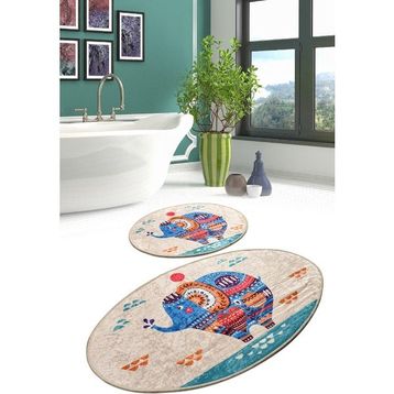 Chilai Home Etnic Djt 2'li Set Banyo Halısı