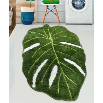 Chilai Home Frunze 80x120 cm Yıkanabilir Kaymaz Taban Banyo Halısı