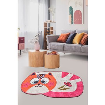 Chilai Home Grande Renkli Gatto Djt 60x100 cm Çocuk Halısı