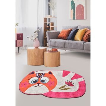 Chilai Home Grande Renkli Gatto Djt 60x100 cm Çocuk Halısı