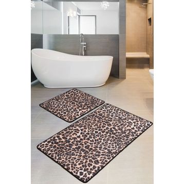 Chilai Home Jaguar Djt 2'li Set Kaymaz Tabanlı Banyo Halısı